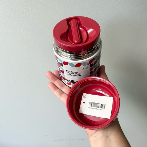 The Cellar insulated travel mug thermos with spoon sold at Macy’s - Picture 3 of 7